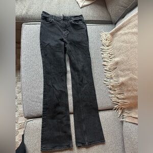 Rails Black High-Waisted Bootcut Jeans